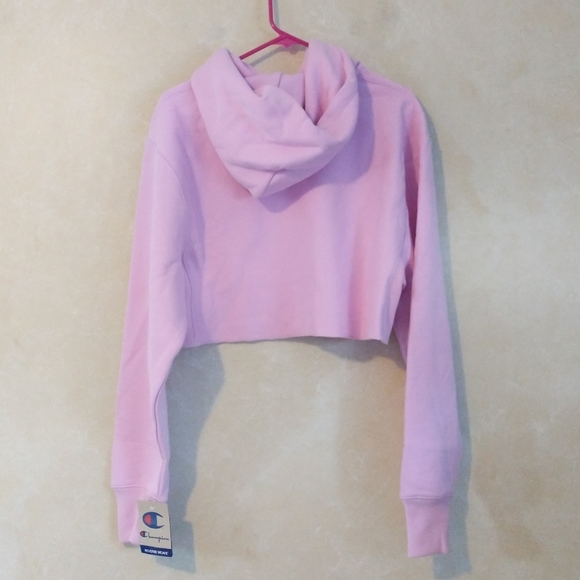 Champion Reverse Weave Cropped Cropped Hoodie Sweatshirt - Picture 8 of 10